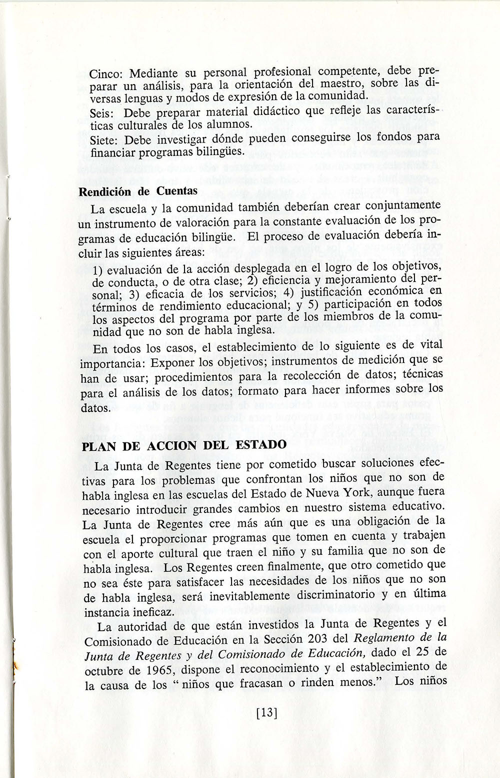 "Educación Bilingüe" page 12