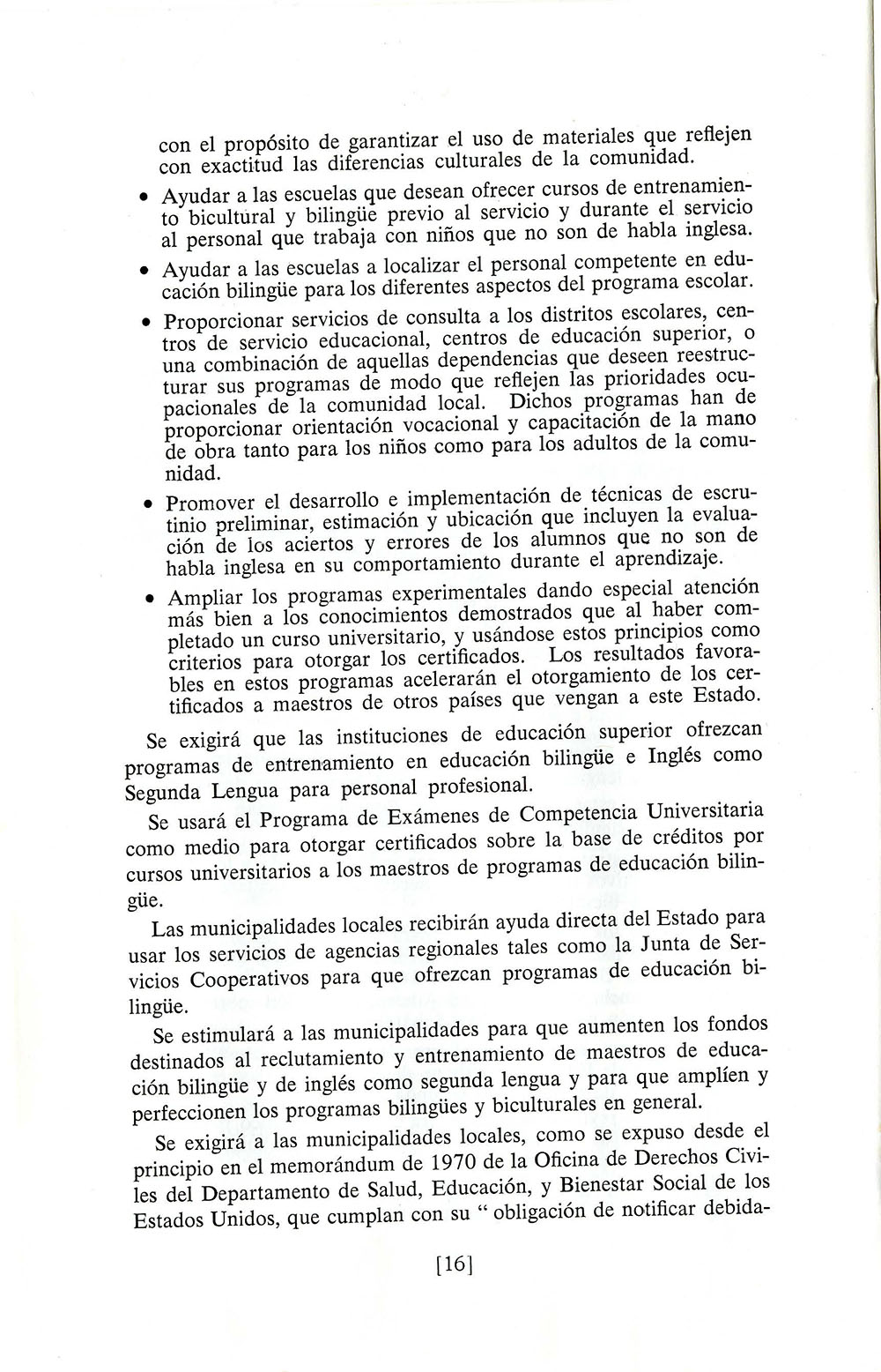 "Educación Bilingüe" page 15