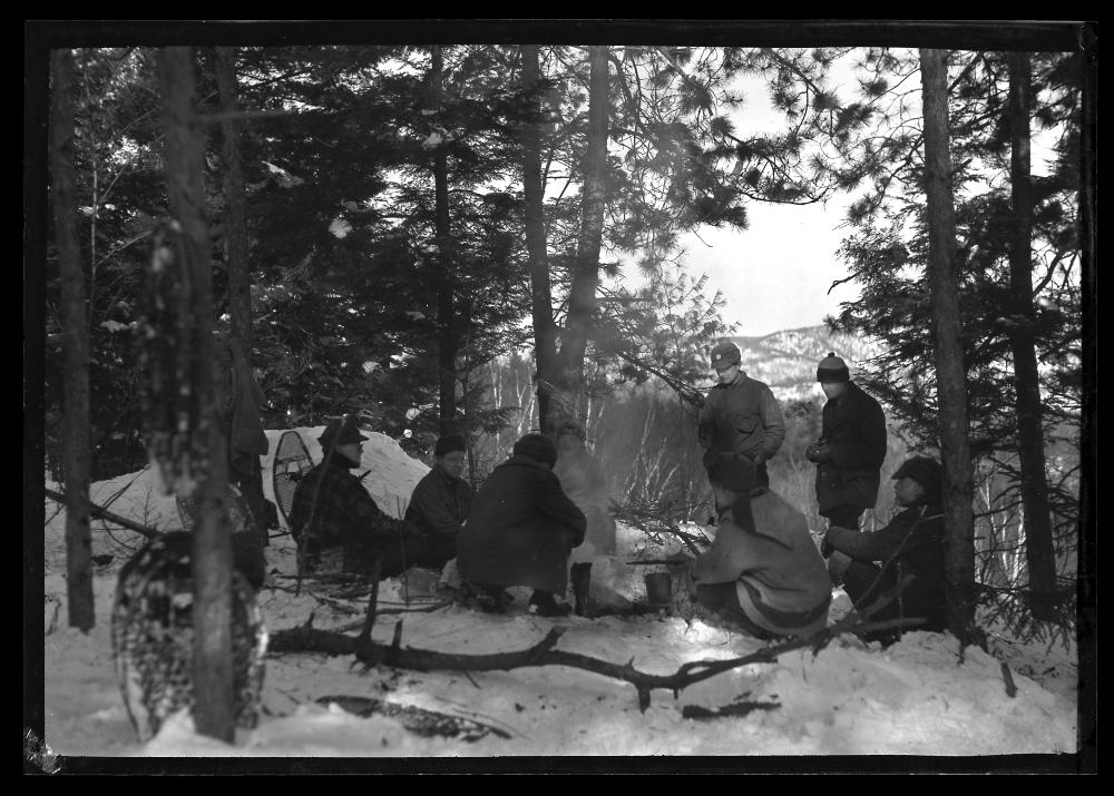 Cooking Lunch at John Burnham's Deer Park, Willsboro, February 1920 page 1