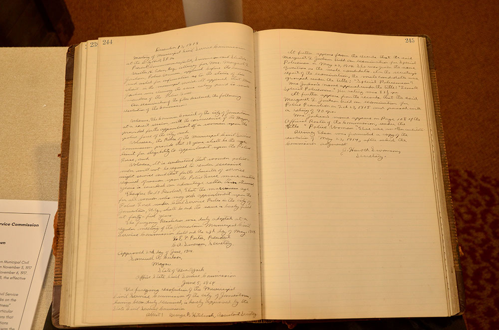 Detail Minutes from meeting of Municipal Civil Service Board page 1