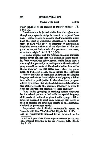 Load U.S. Reports: Lau v. Nichols in Main Document Viewer