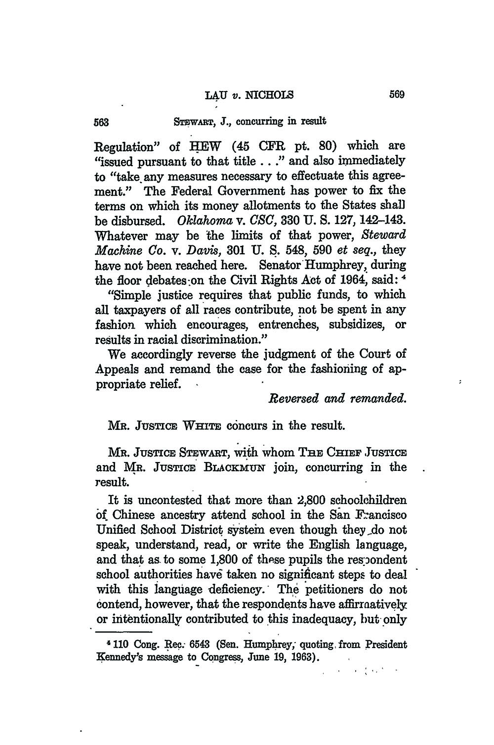 U.S. Reports: Lau v. Nichols page 7