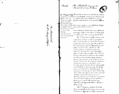 Memorial Schedule or Inventory of Mary McAlpin thumbnail page 1