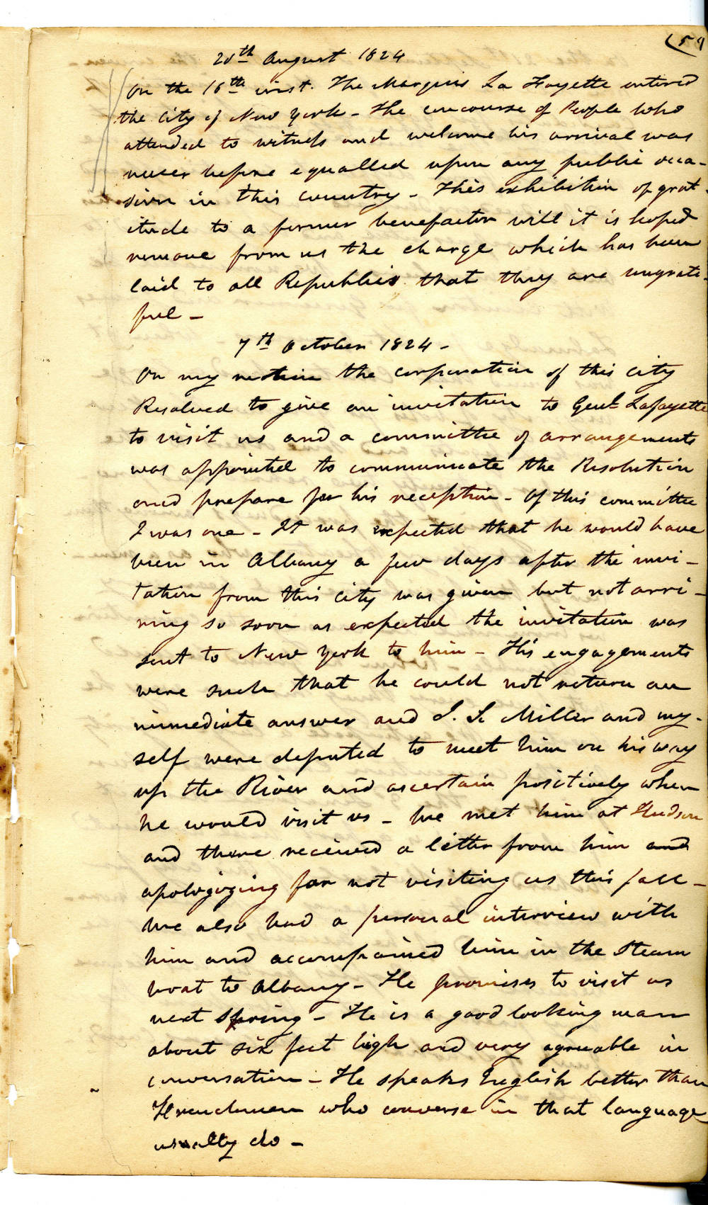 Samuel W. Jones Diary - Page 62 page 1