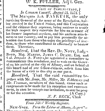 Load City of Schenectady, In Common Council, August 24, 1824 in Main Document Viewer