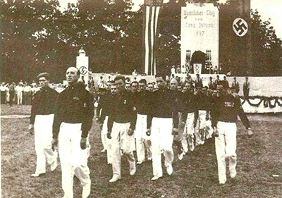 Italian Black Shirts March at Camp Siegfried thumbnail page 1