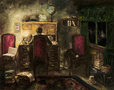 Self-Portrait of Heinz Geiringer Studying thumbnail page 1