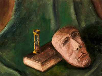 Painting, Still Life with Hourglass thumbnail page 1