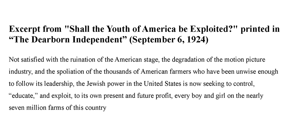Article from "The Dearborn Independent," September 24 1921, "How Jews Ruled and Ruined Tammany Hall" page 3
