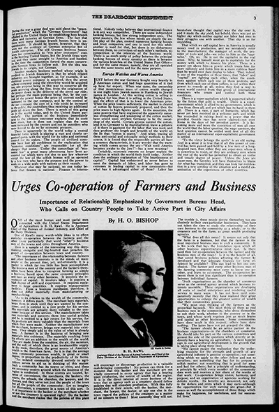 Article from "The Dearborn Independent," May 22 1920, "The International Jew: The World's Problem" thumbnail page 3