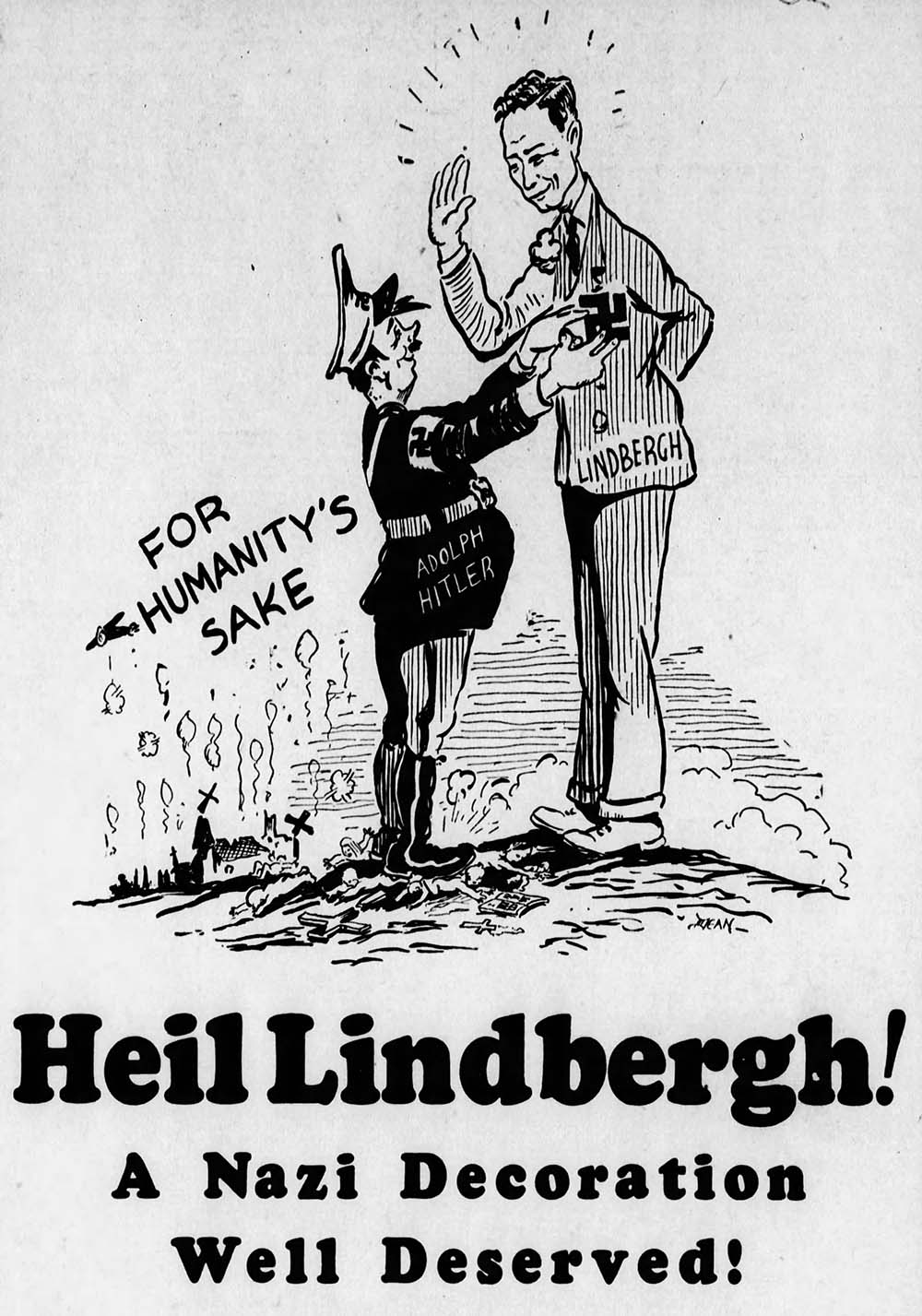 "Heil Lindbergh" page 1