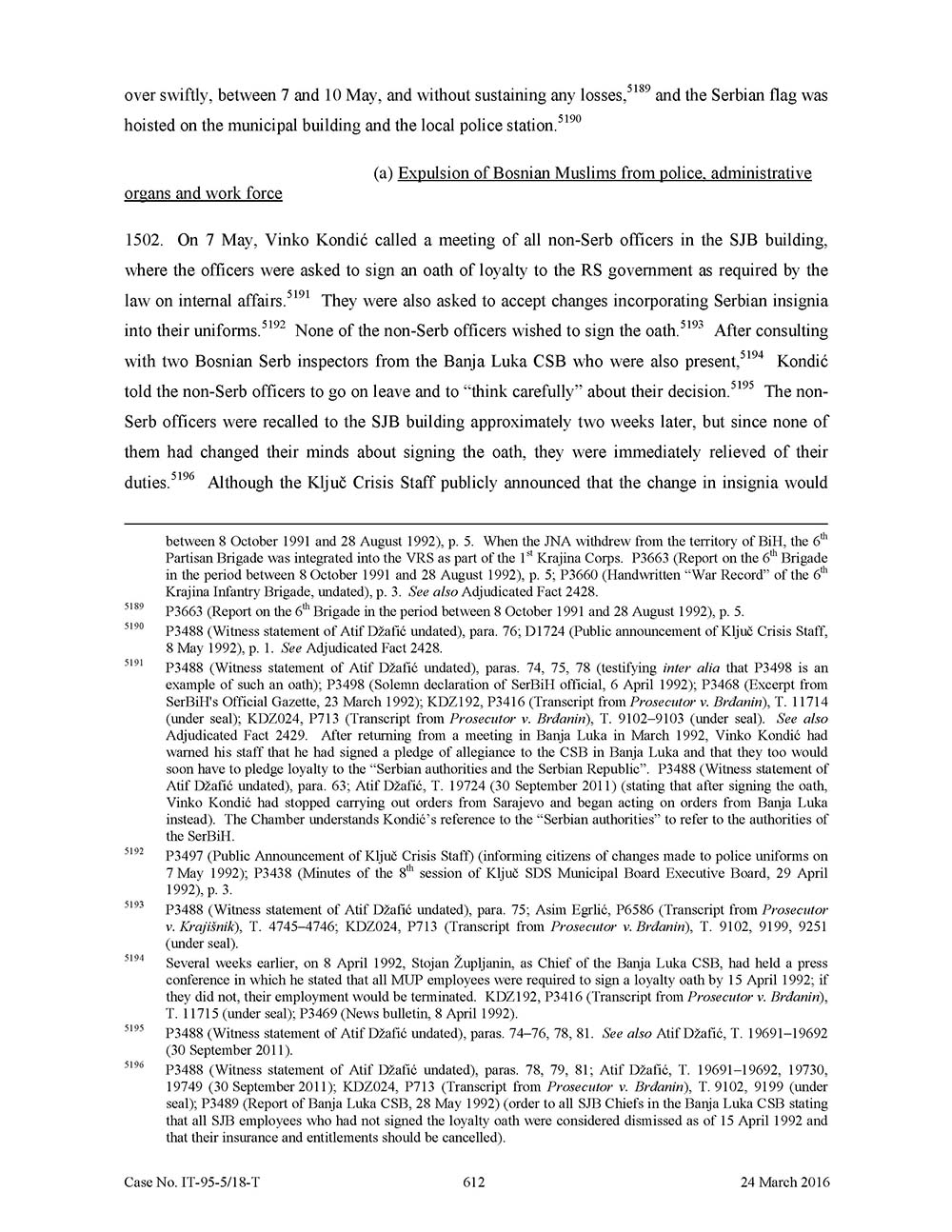 Judgement of Radovan Karadžić page 3