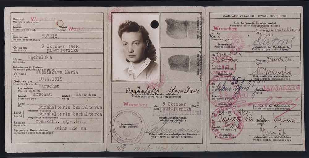 Vladka Meed's False ID page 1