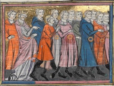 Illustration of the Expulsion of Jews from France in 1182 thumbnail page 1