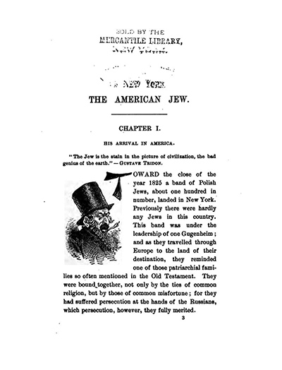 Excerpts from "The American Jew" thumbnail page 1