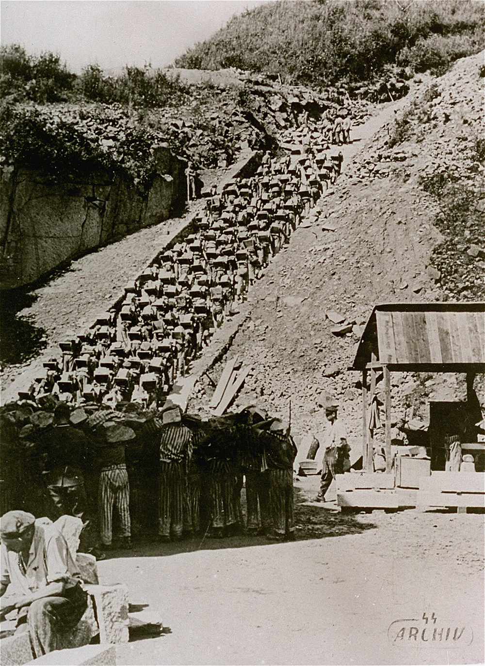 "Stairs of Death" at Mauthausen concentration camp page 1