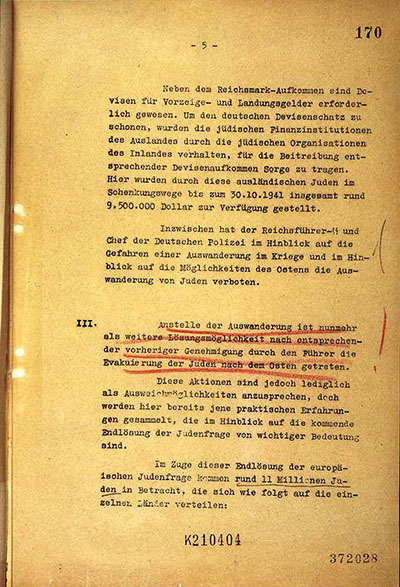 Load Protocol of the Wannsee Conference in Main Document Viewer