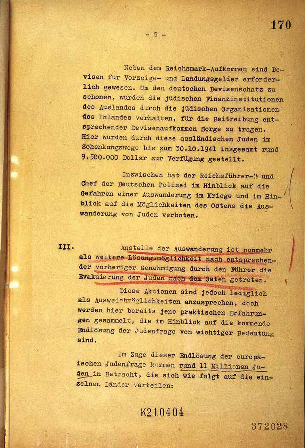 Protocol of the Wannsee Conference page 5