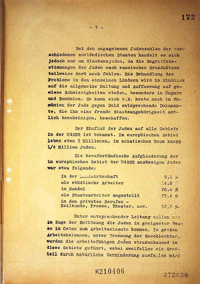 Load Protocol of the Wannsee Conference in Main Document Viewer