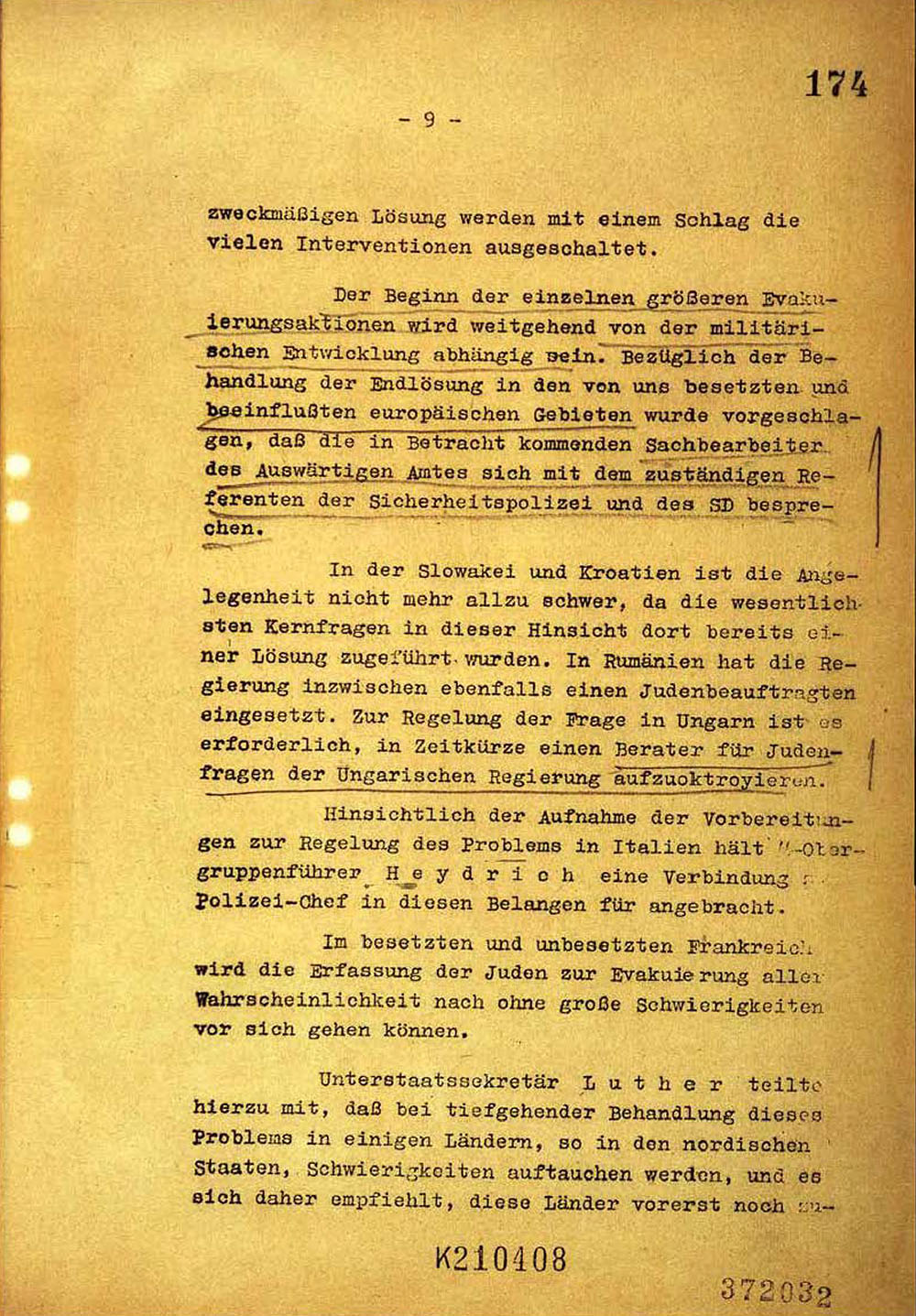 Protocol of the Wannsee Conference page 9
