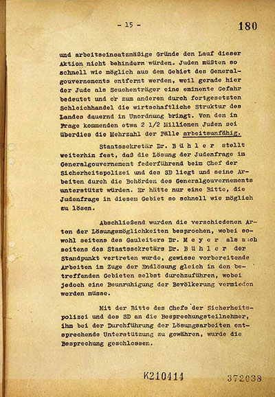 Load Protocol of the Wannsee Conference in Main Document Viewer