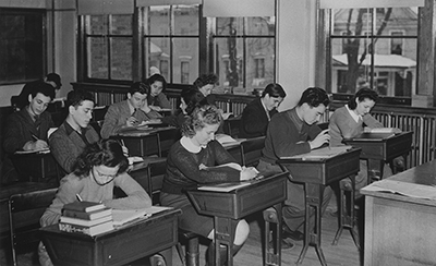 Refugees studying at Fort Ontario thumbnail page 1