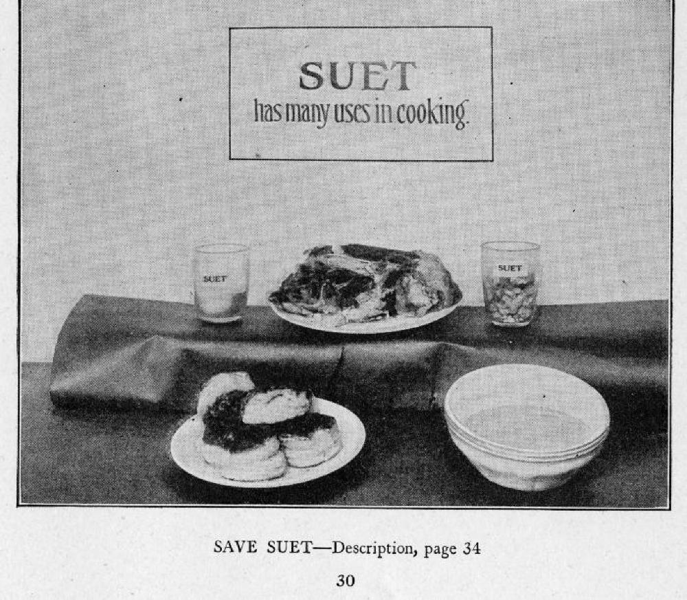 Save Suet Poster, World War I, 1917 page 1