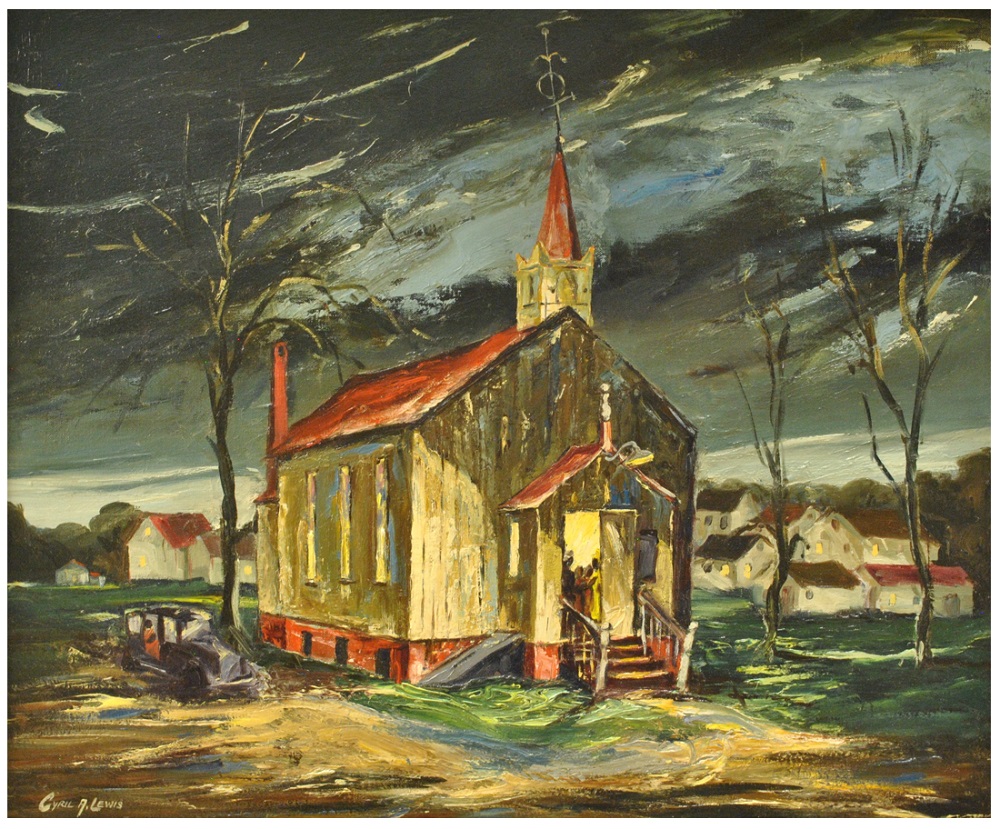Fellowship Night, by Cyril Arthur Lewis (1903–1994) page 1