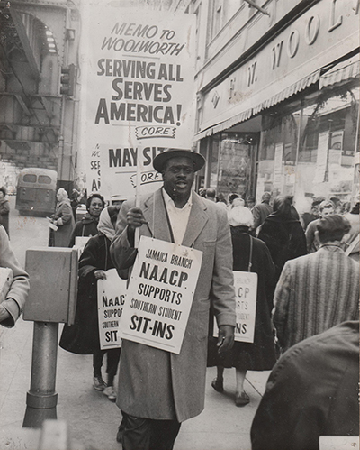 Civil Rights Demonstrations at Woolworth, Jamaica, Queens, NY