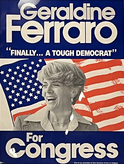 Geraldine Ferraro for Congress: Campaign Poster Analysis