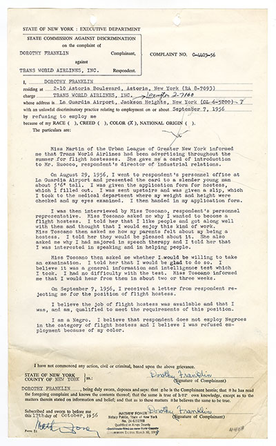 Dorothy Franklin's SCAD complaint thumbnail page 1