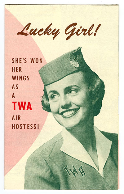 Trans World Airlines (TWA) Air Hostess Pamphlet thumbnail page 1