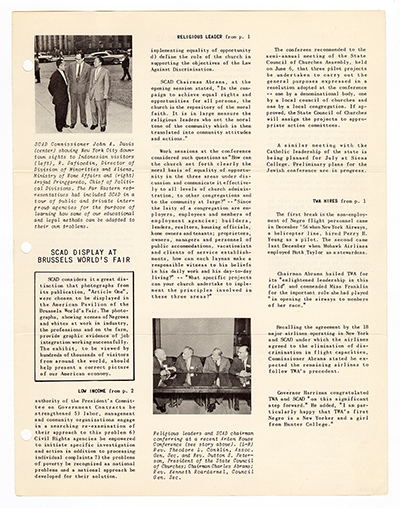 New York State Commission Against Discrimination (SCAD) newsletter, June 1958 thumbnail page 3