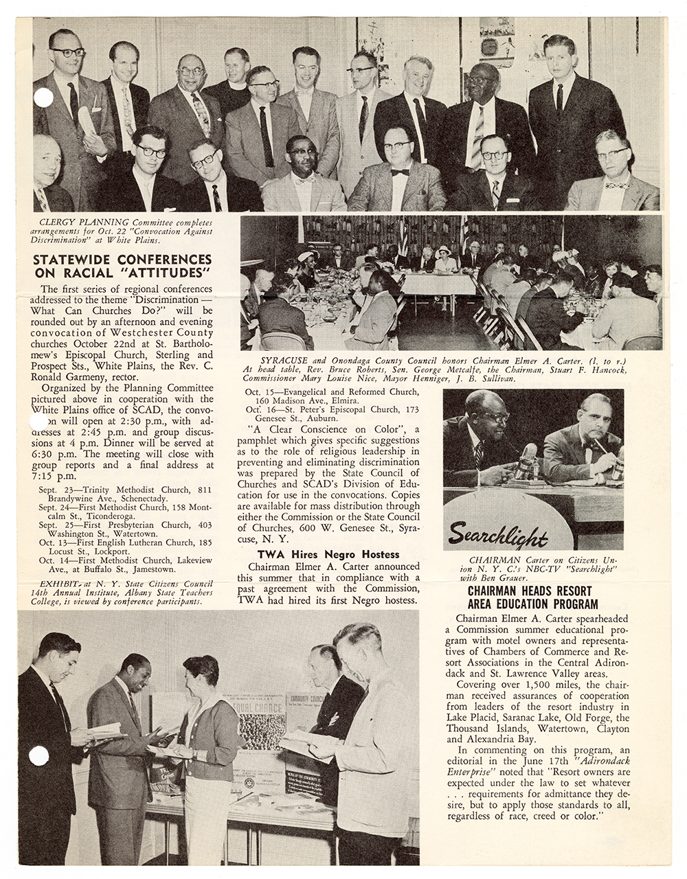 New York State Commission Against Discrimination (SCAD) newsletter, October 1959 page 3