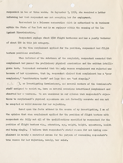 Load Determination After Investigation for the Dorothy Franklin Case, April 22, 1957 in Main Document Viewer