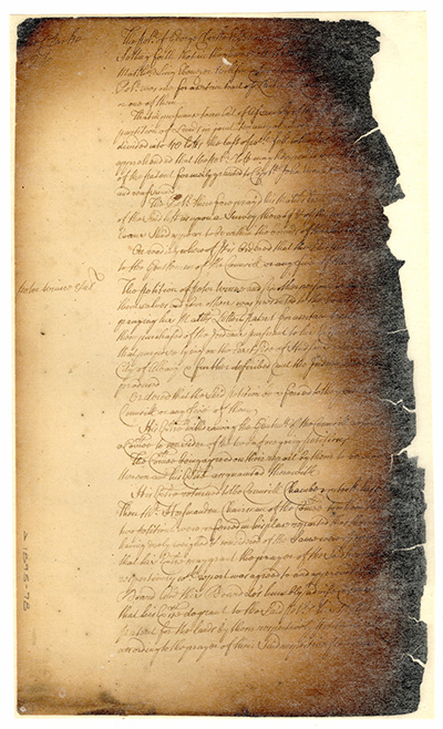 Load Council Minutes, November 18, 1734, Ordering the Arrest of John Peter Zenger in Main Document Viewer