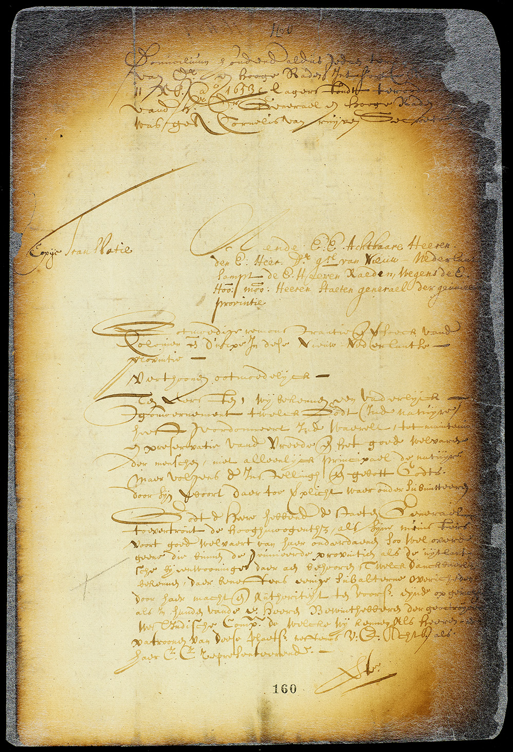 Remonstrance. Of the colonies and villages in this province of New Netherland. page 1