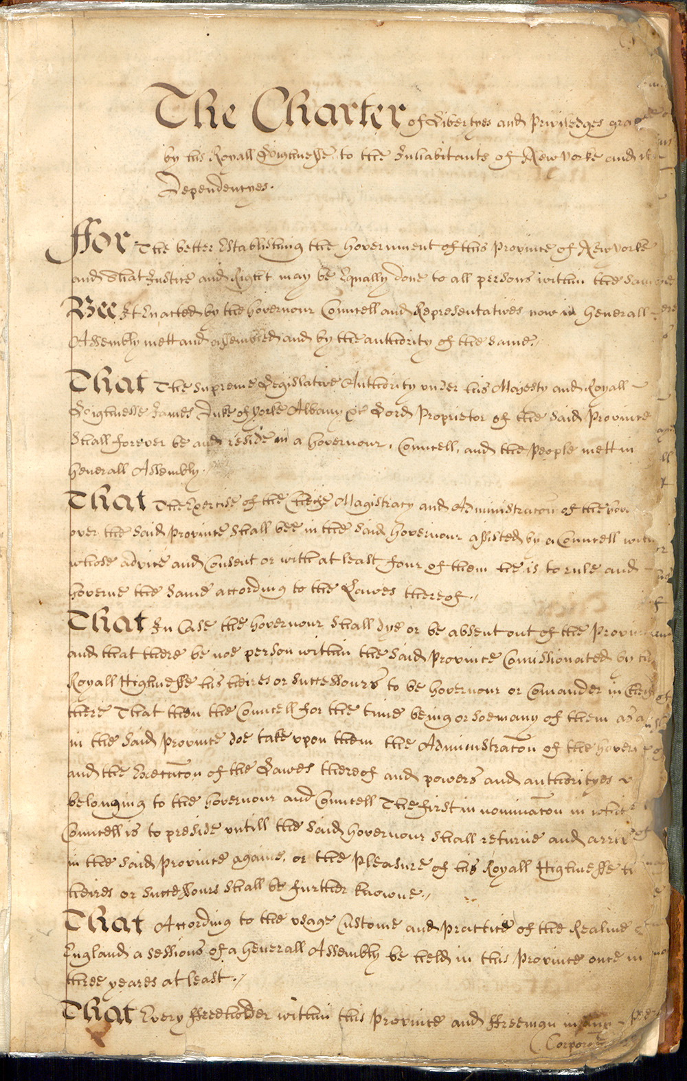 Laws Passed by the First Assembly page 1