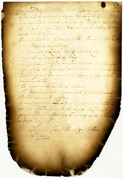 Council Legislative minutes, April 9, 1691 thumbnail page 3
