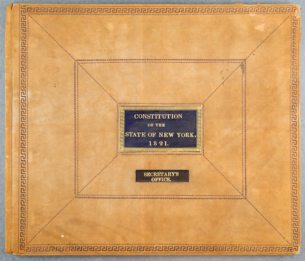 Second Constitution of New York State, 1821 page 1
