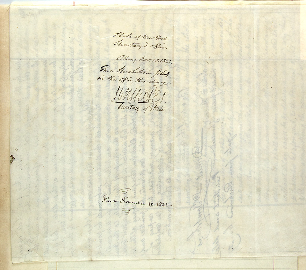 Second Constitution of New York State, 1821 page 8