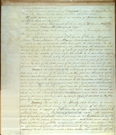 Load Second Constitution of New York State, 1821 in Main Document Viewer