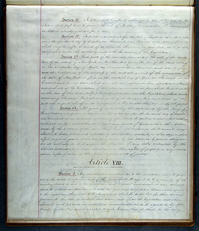 Load Second Constitution of New York State, 1821 in Main Document Viewer