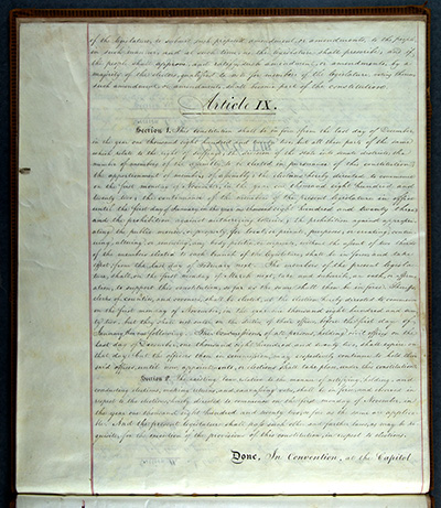 Load Second Constitution of New York State, 1821 in Main Document Viewer