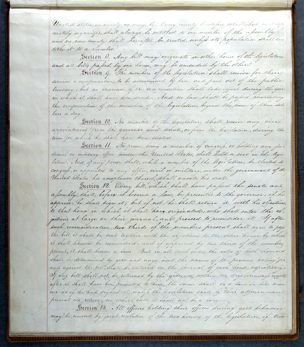 Second Constitution of New York State, 1821 page 11