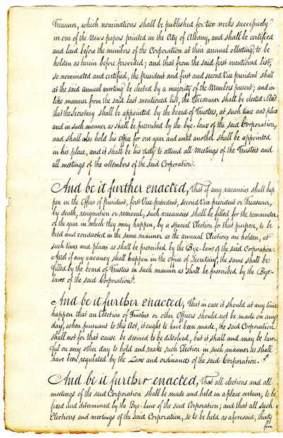 Law Incorporating the Society of Mechanics of the City of Albany thumbnail page 4