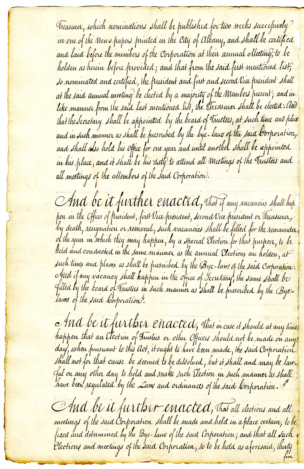 Law Incorporating the Society of Mechanics of the City of Albany page 4