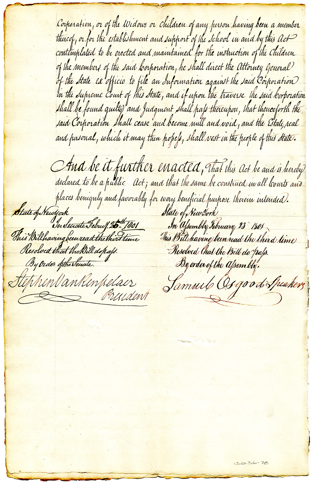 Law Incorporating the Society of Mechanics of the City of Albany page 6