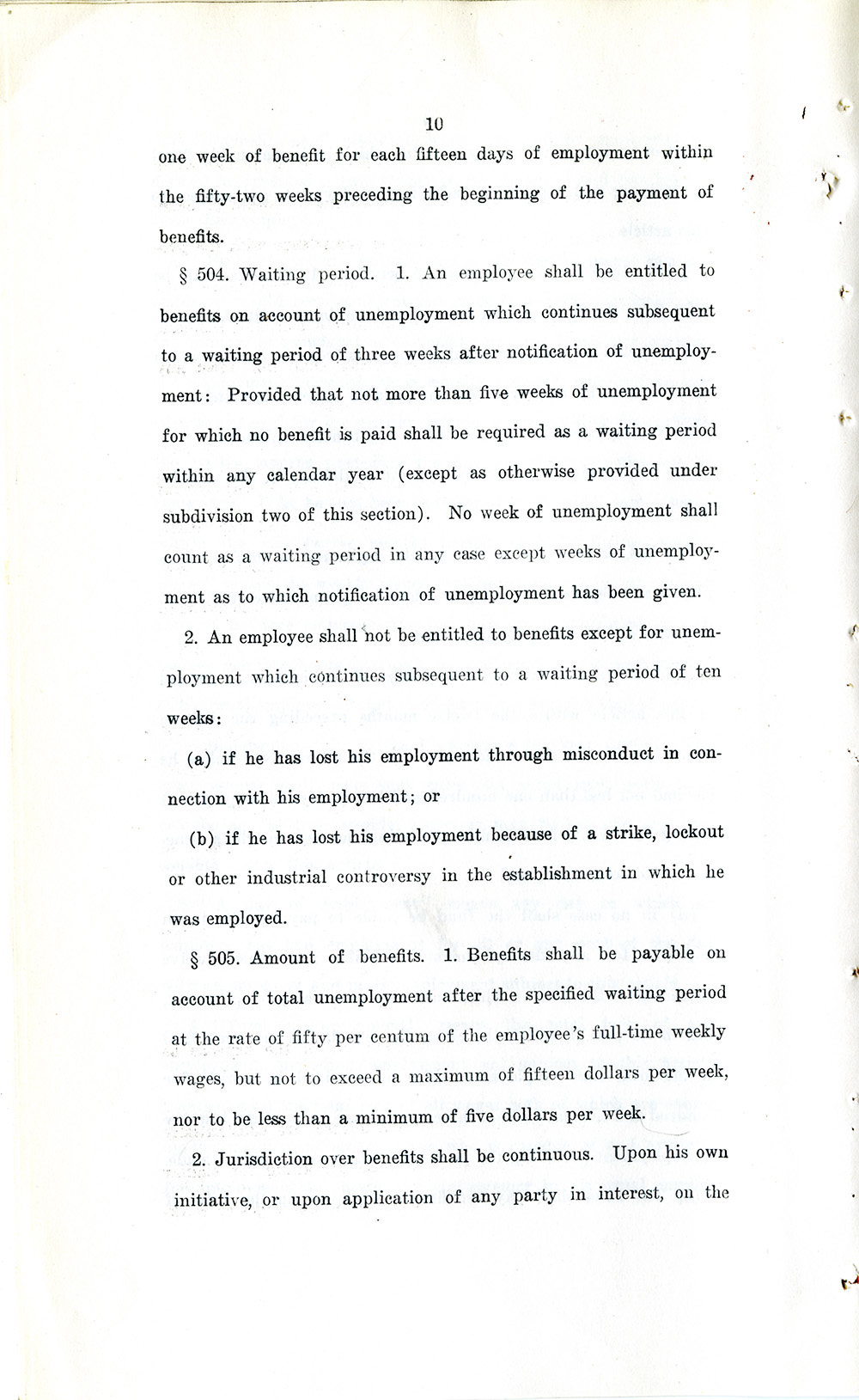 Unemployment Insurance Law page 10