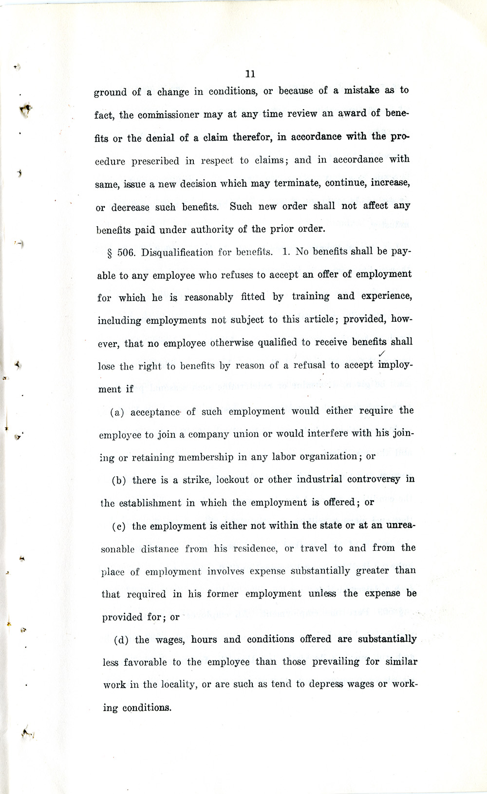 Unemployment Insurance Law page 11